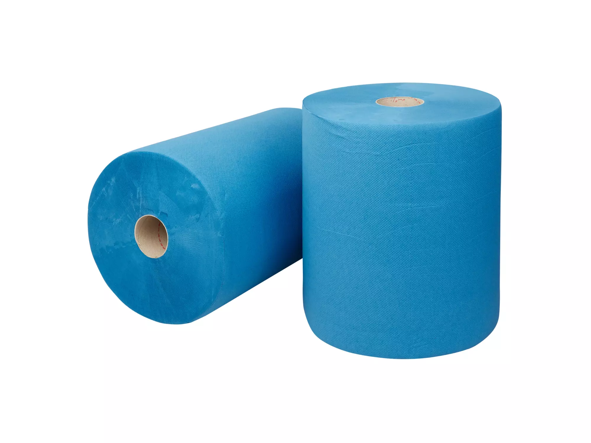 Industriepapier recycled blauw 2-laags 380 meter 2 rol