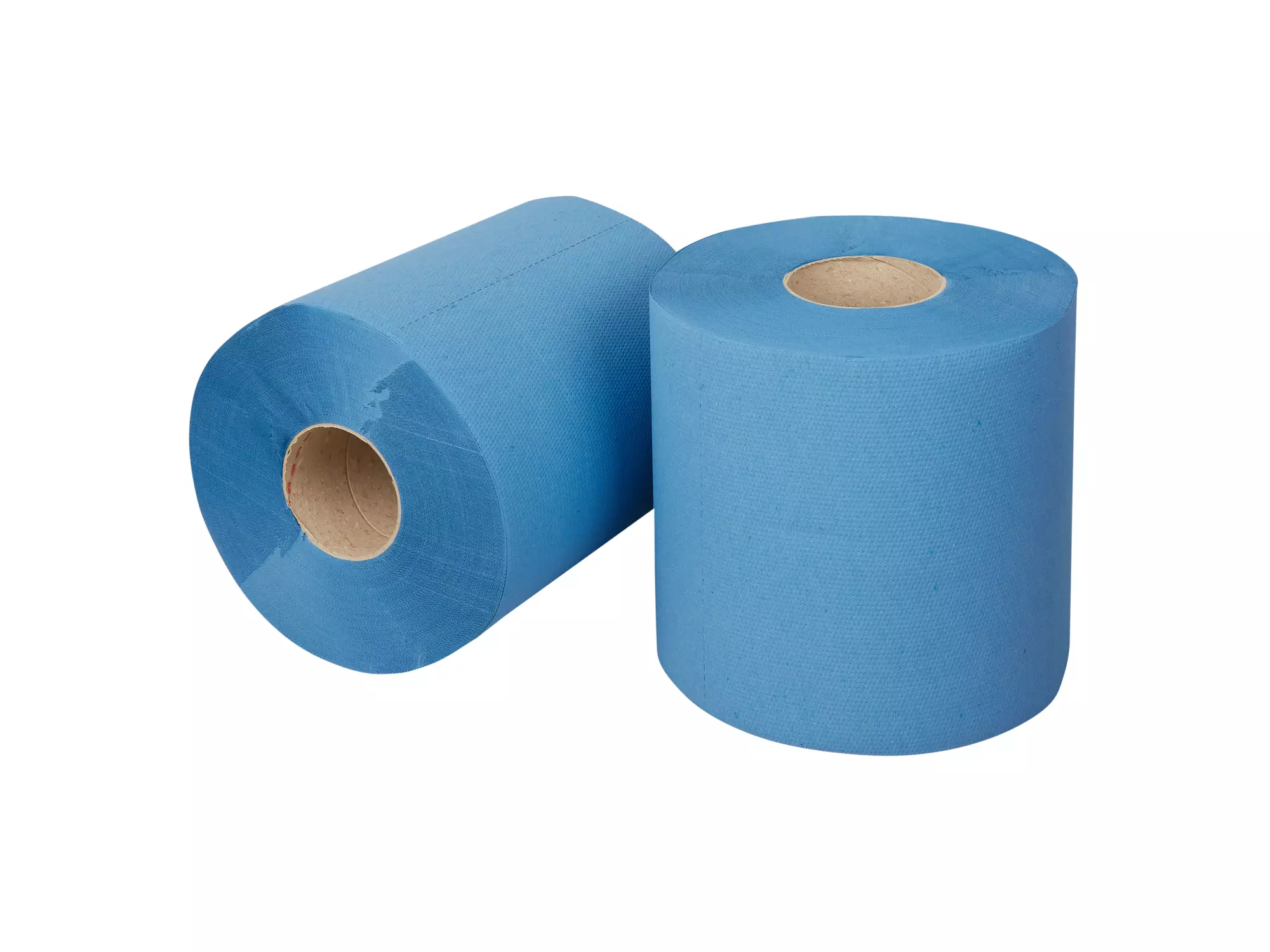 Midi poetspapier cellulose blauw 2-laags 150 meter 6 rol