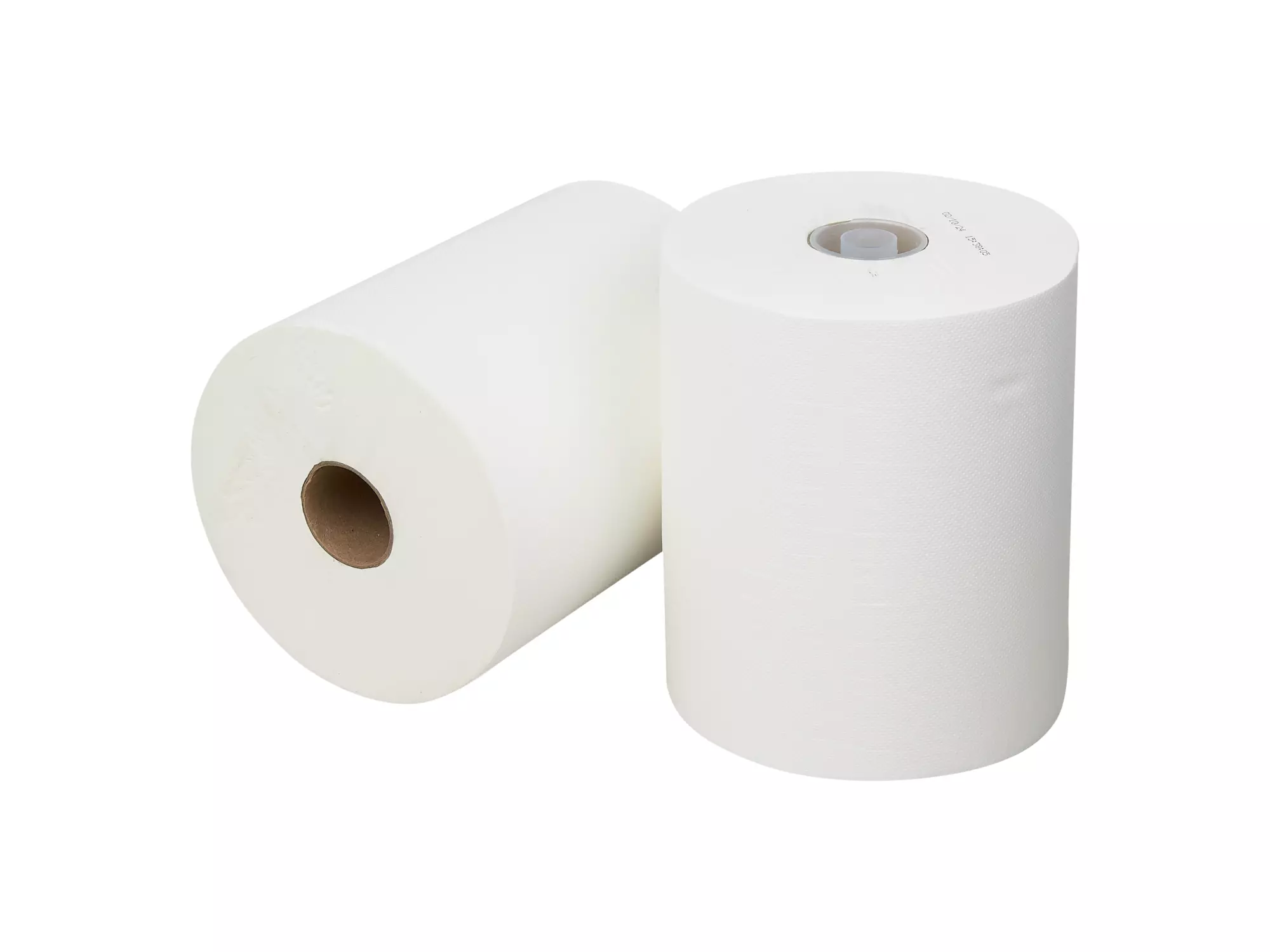 Handdoekrol mini matic cellulose wit 2-laags 165 meter 6 rol