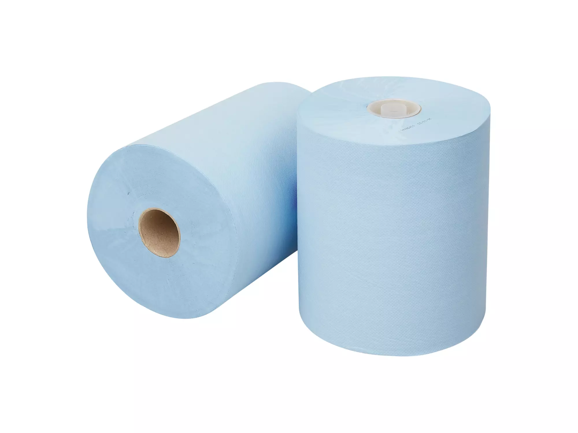 Handdoekrol mini matic cellulose blauw 2-laags 165 meter 6 rol
