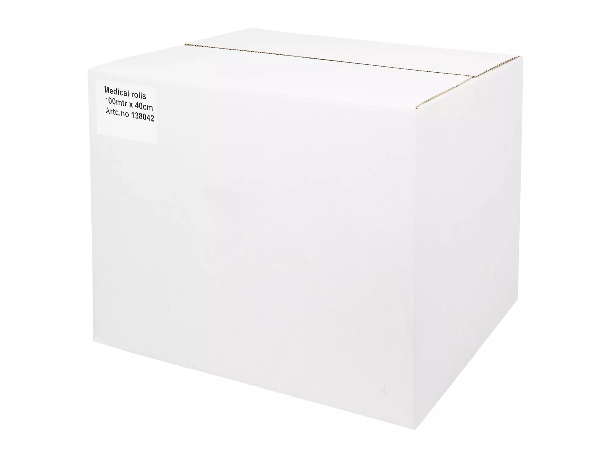 Onderzoektafelpapier cellulose 2-laags 100 meter x 40 cm 6 rol