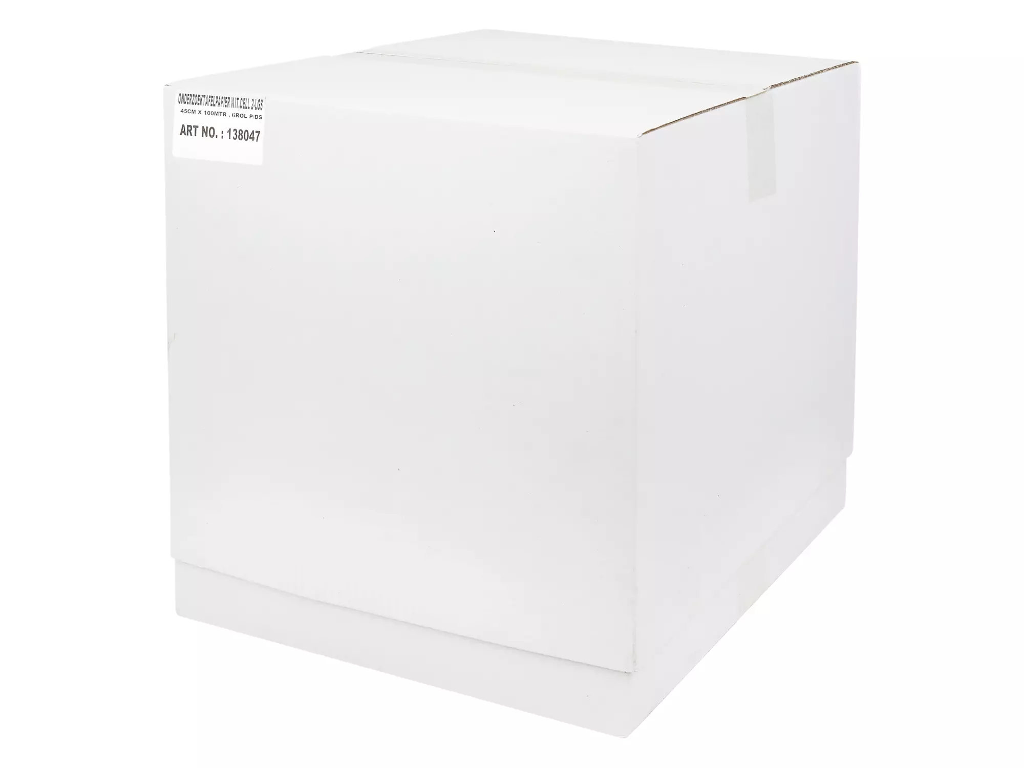 Onderzoektafelpapier cellulose 2-laags 100 meter x 45 cm 6 rol
