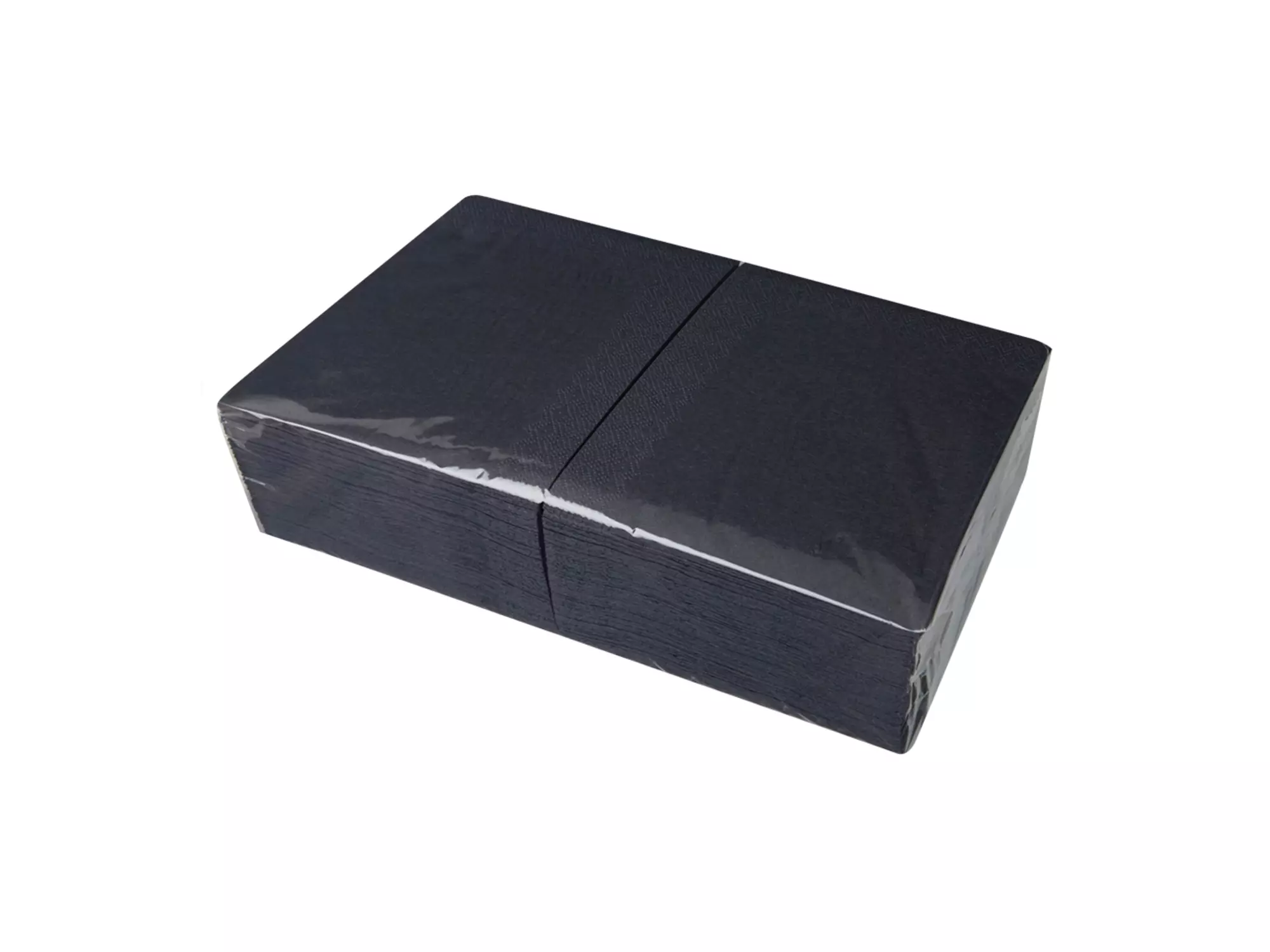 Servetten zwart 1/4 fold cellulose 2-laags 33 x 33 cm 8 x 250 sheets