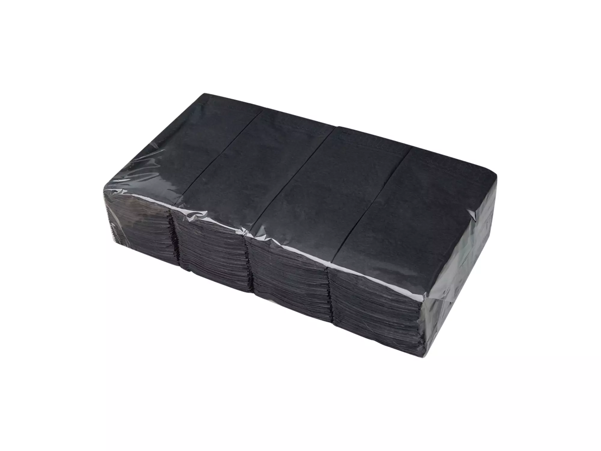 Servetten 1/8 fold cellulose zwart 2-laags 40 cm x 40 cm 8 x 250 sheets