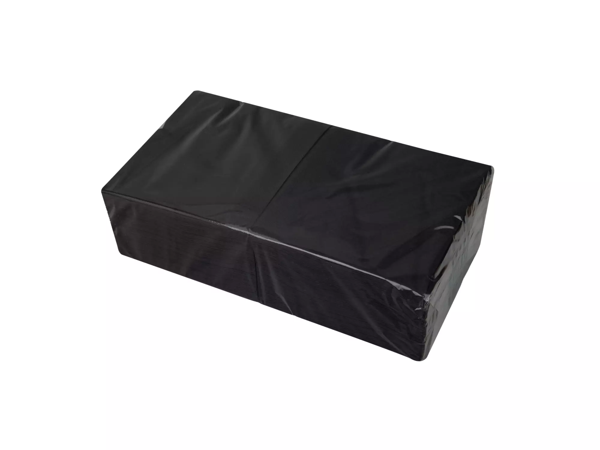 Servetten 1/4 fold cellulose zwart 2-laags 40 x 40 cm 8 x 250 sheets