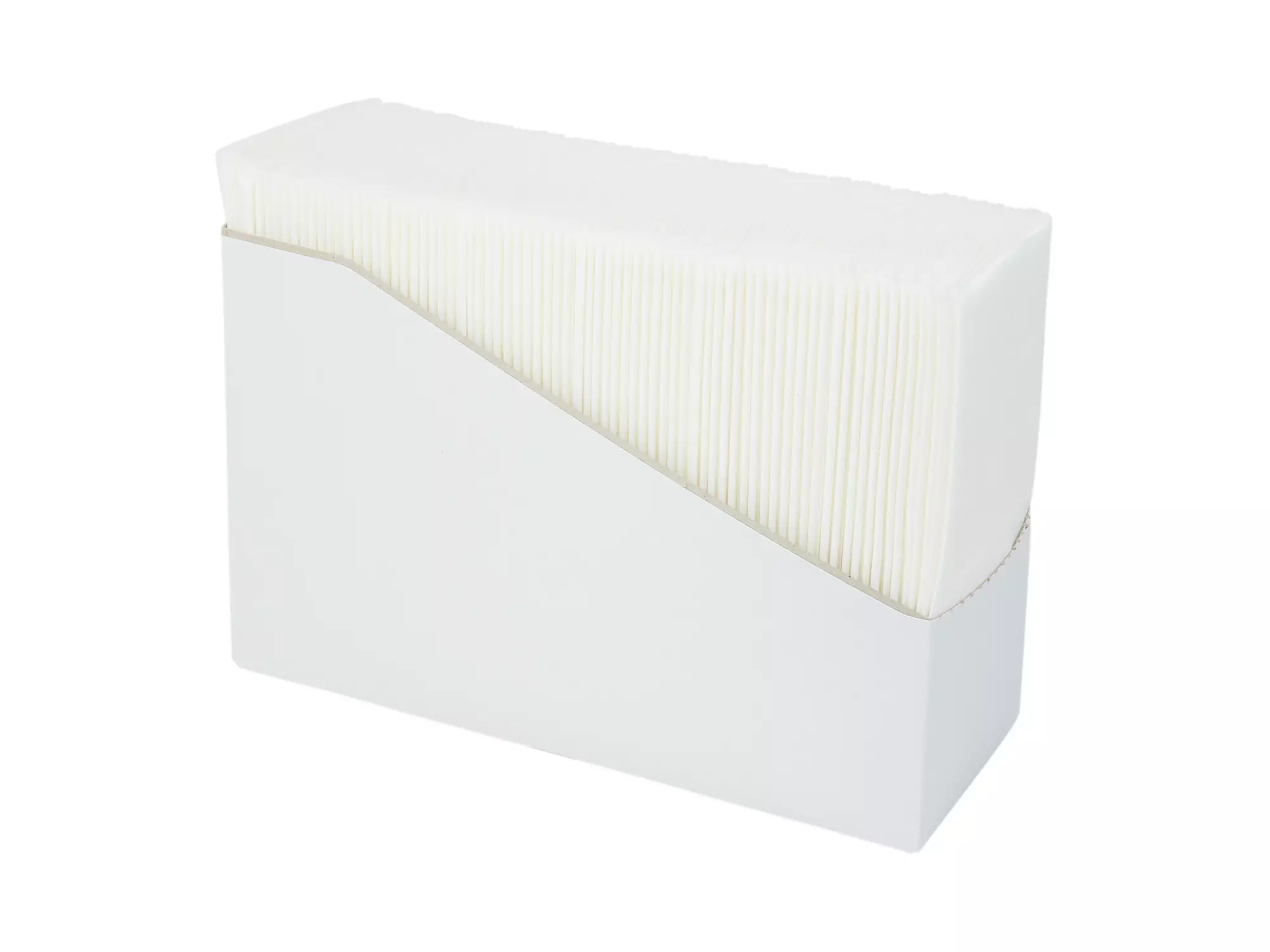 Servetten met slit 1/8 fold Airlaid 1-laags wit 40 x 40 cm 8 x 75 sheets