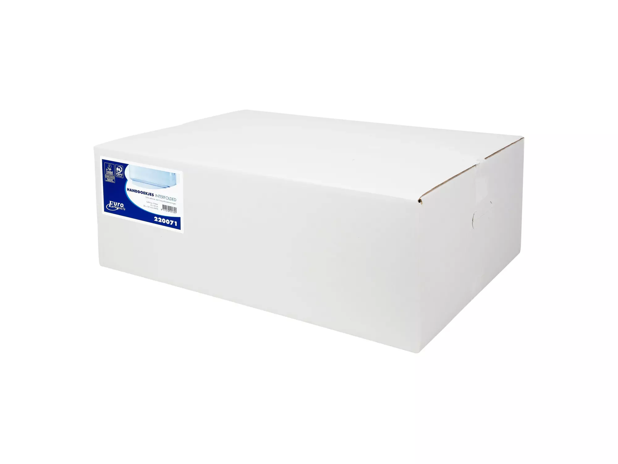 Handdoekpapier interfold cellulose wit 2-laags 42 x 22 cm 20 x 120 sheets