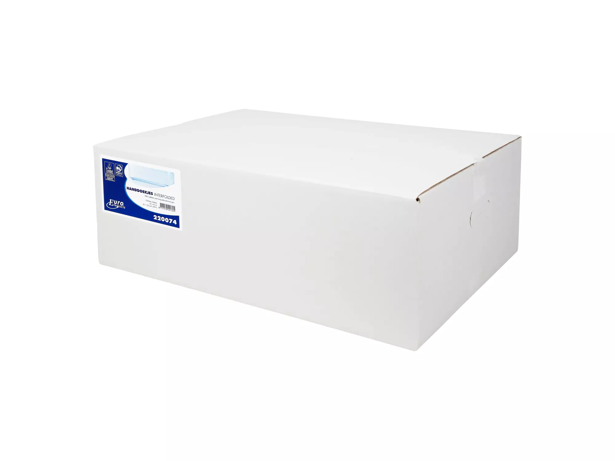 Handdoekpapier interfold cellulose wit 3-laags 42 x 22 cm 20 x 100 sheets