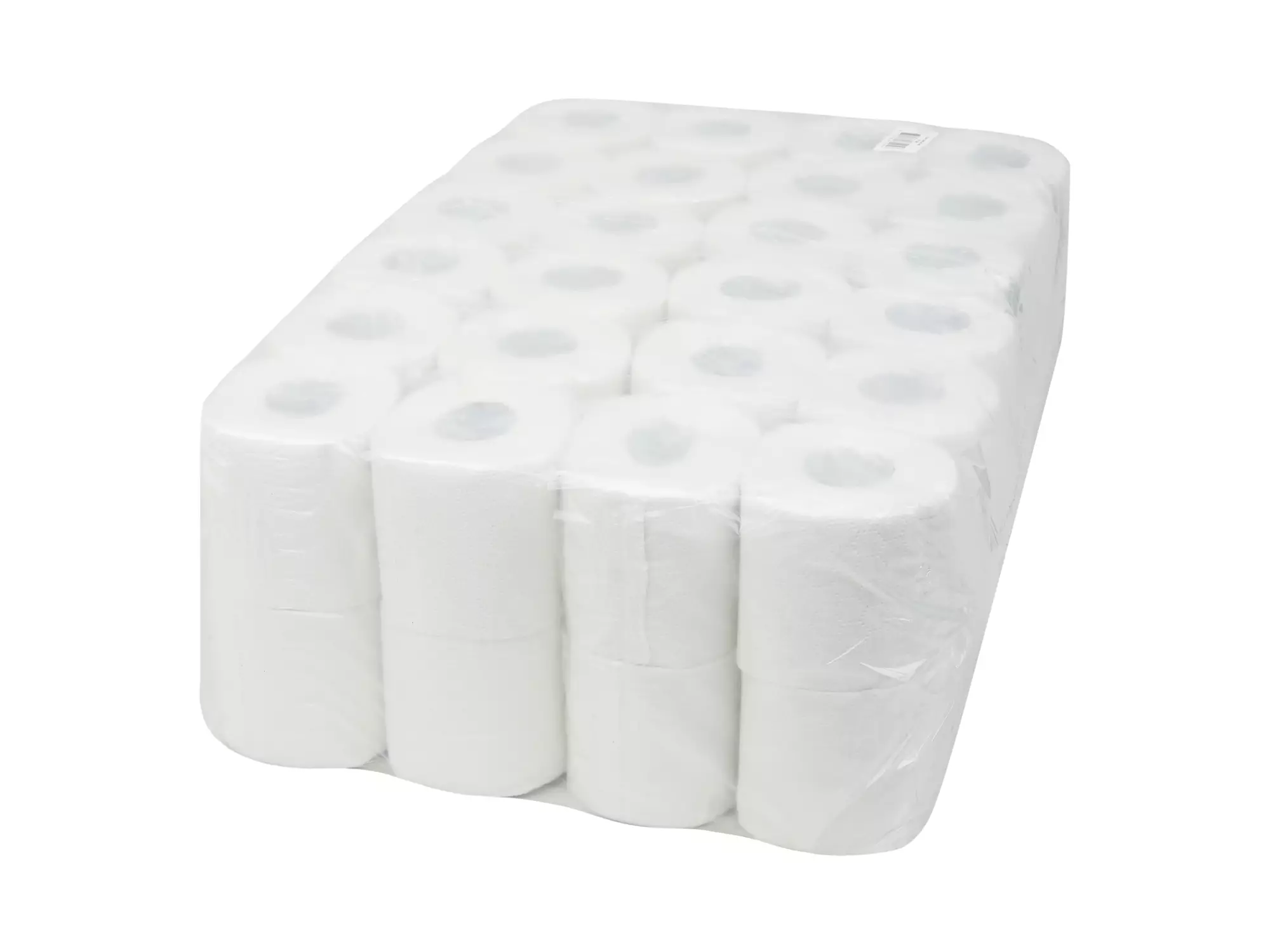 Toiletpapier traditioneel recycled wit 2-laags 200 vel 12 x 4 rol