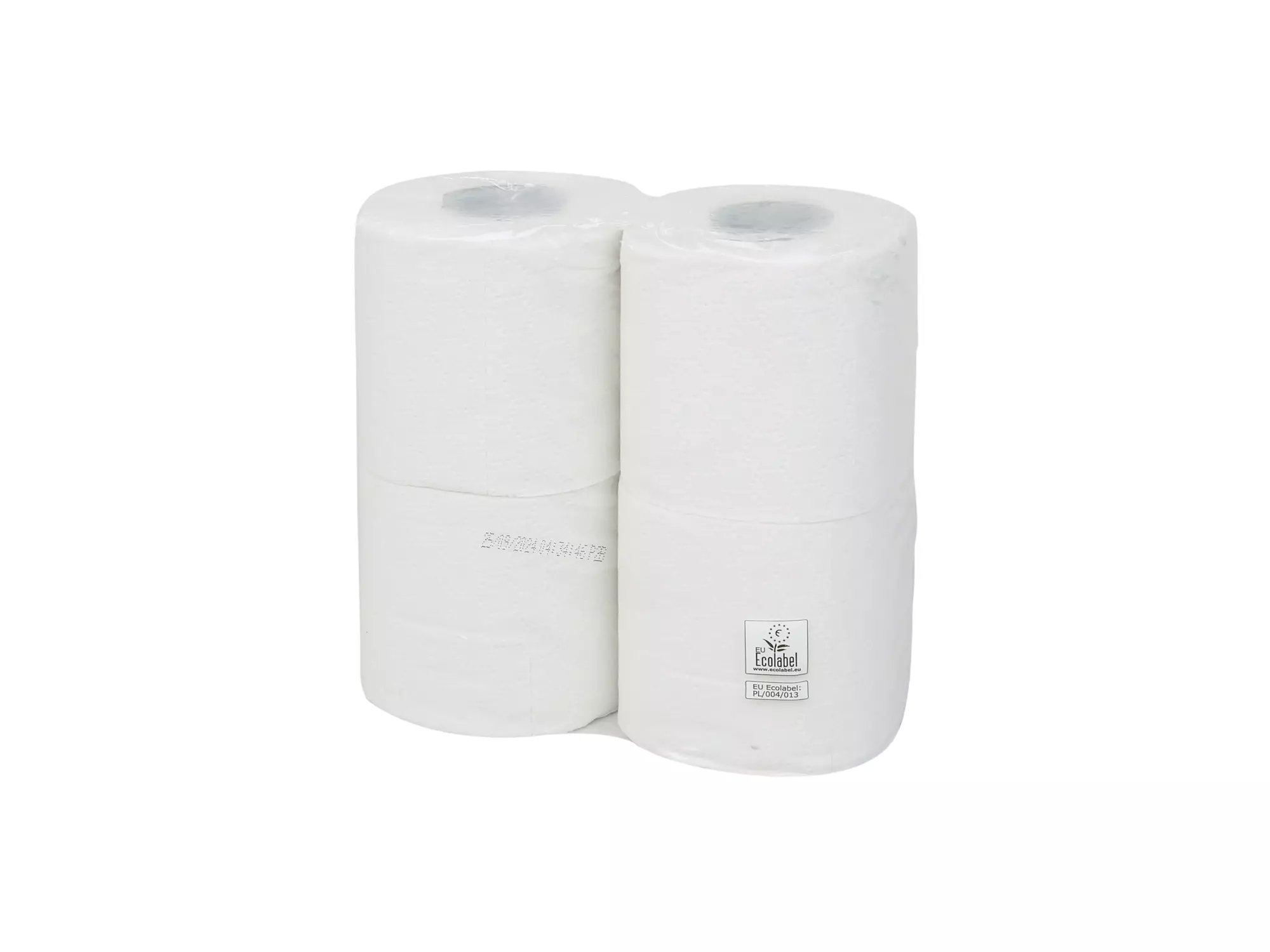 Toiletpapier traditioneel recycled wit 2-laags 200 vel 12 x 4 rol