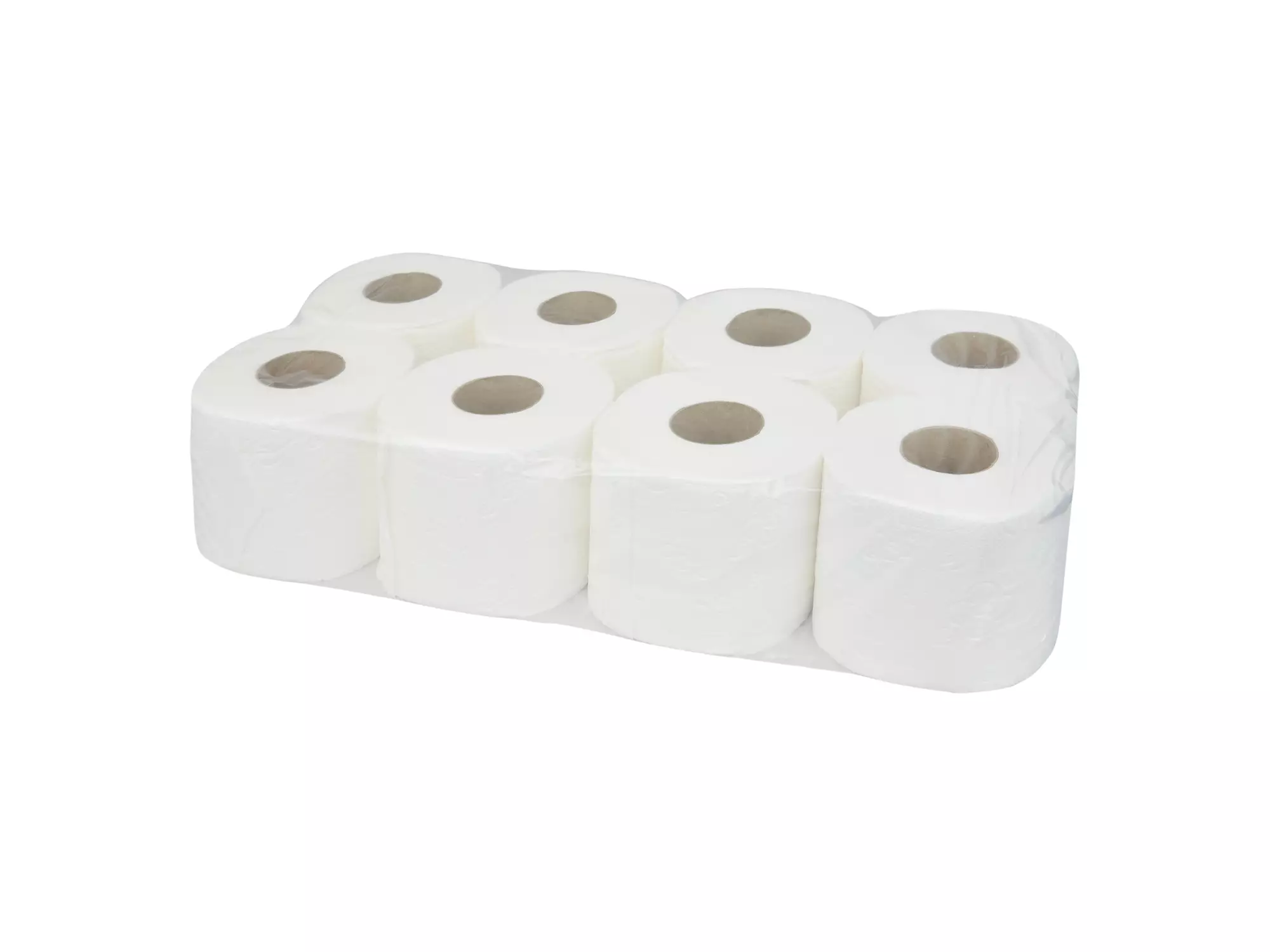 Toiletpapier traditioneel cellulose wit 4-laags 150 vel 9 x 8 rol