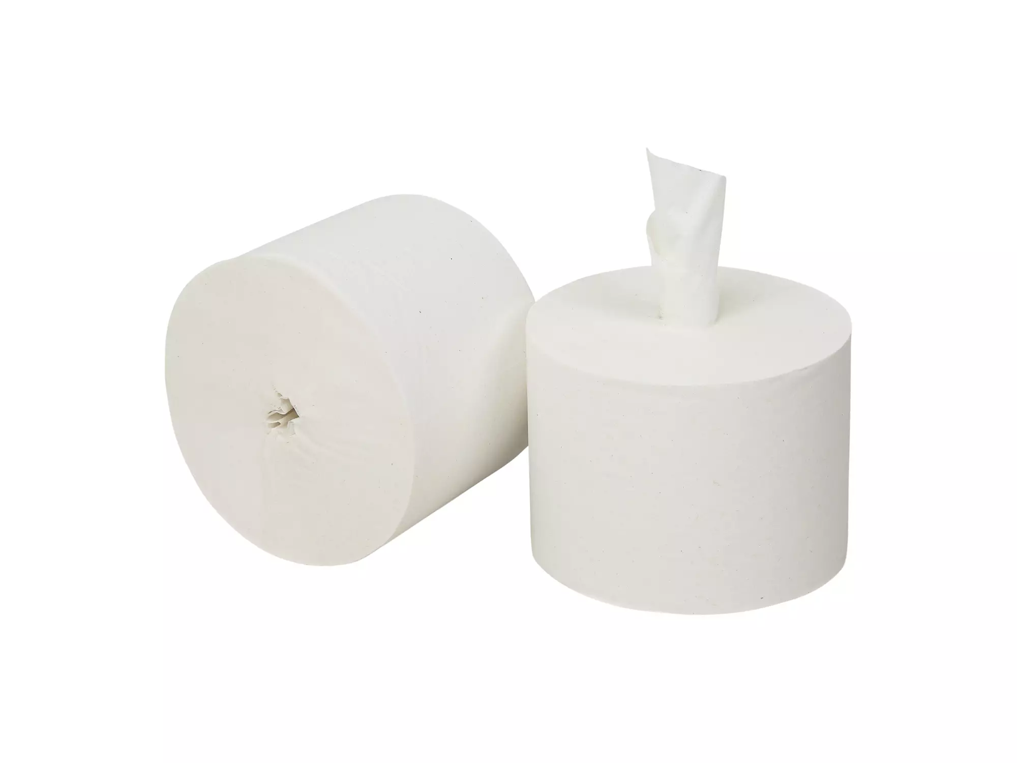 Toiletpapier zonder koker recycled wit 1-laags 1400 vel 36 rol