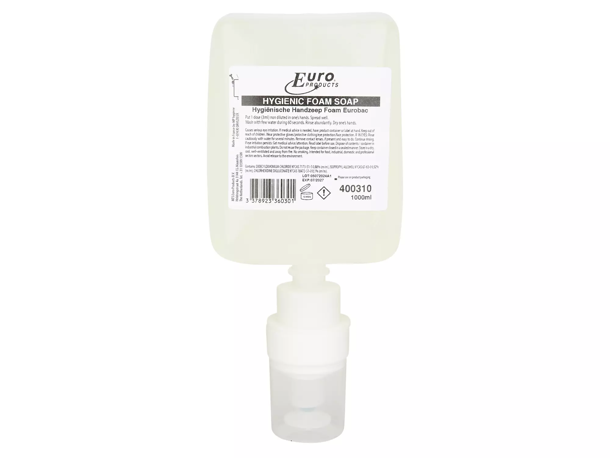 Foam zeep, hygiënische 6 x 1 liter