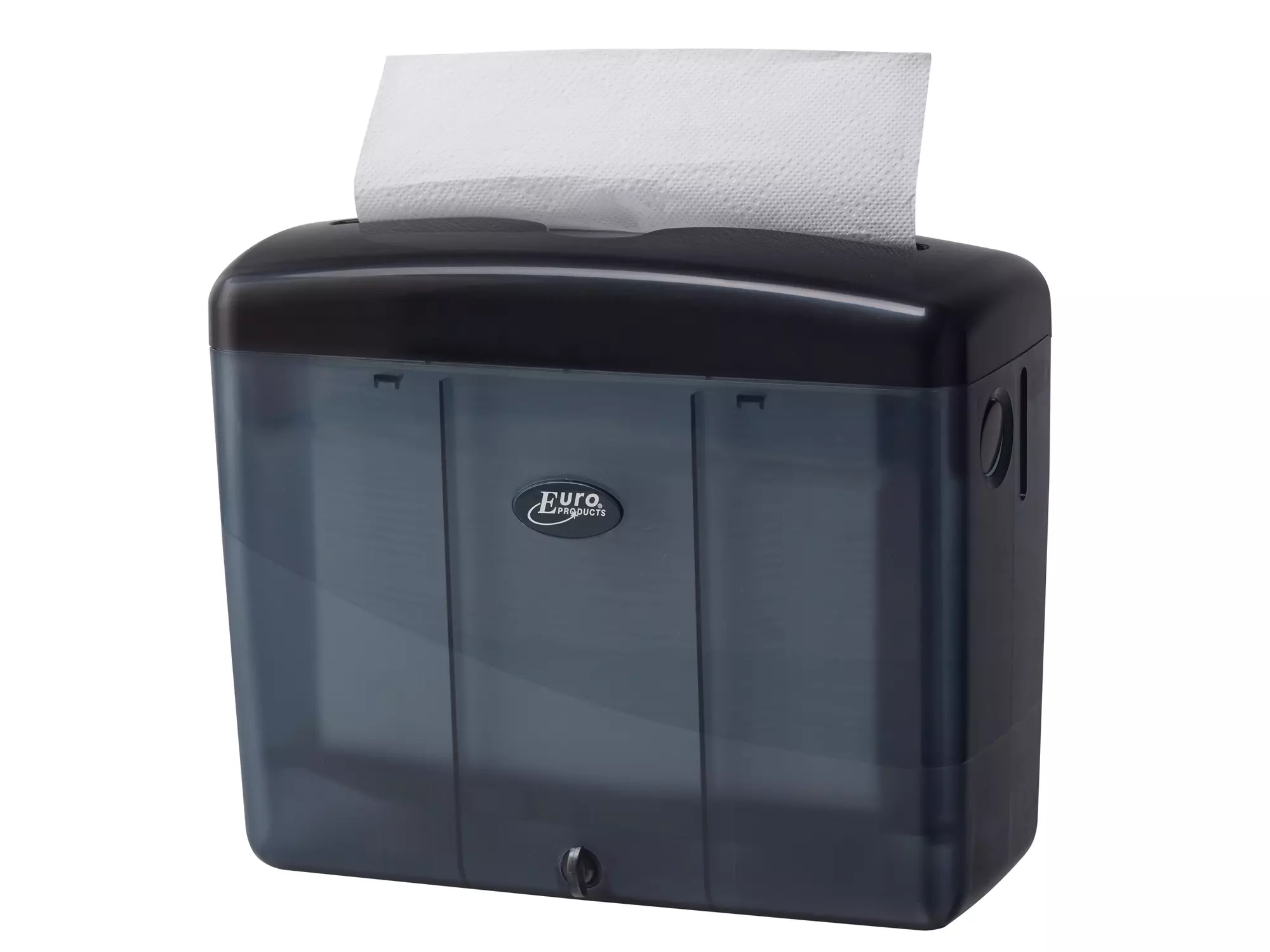 Euro tafelmodel handdoekpapier dispenser multifold zwart