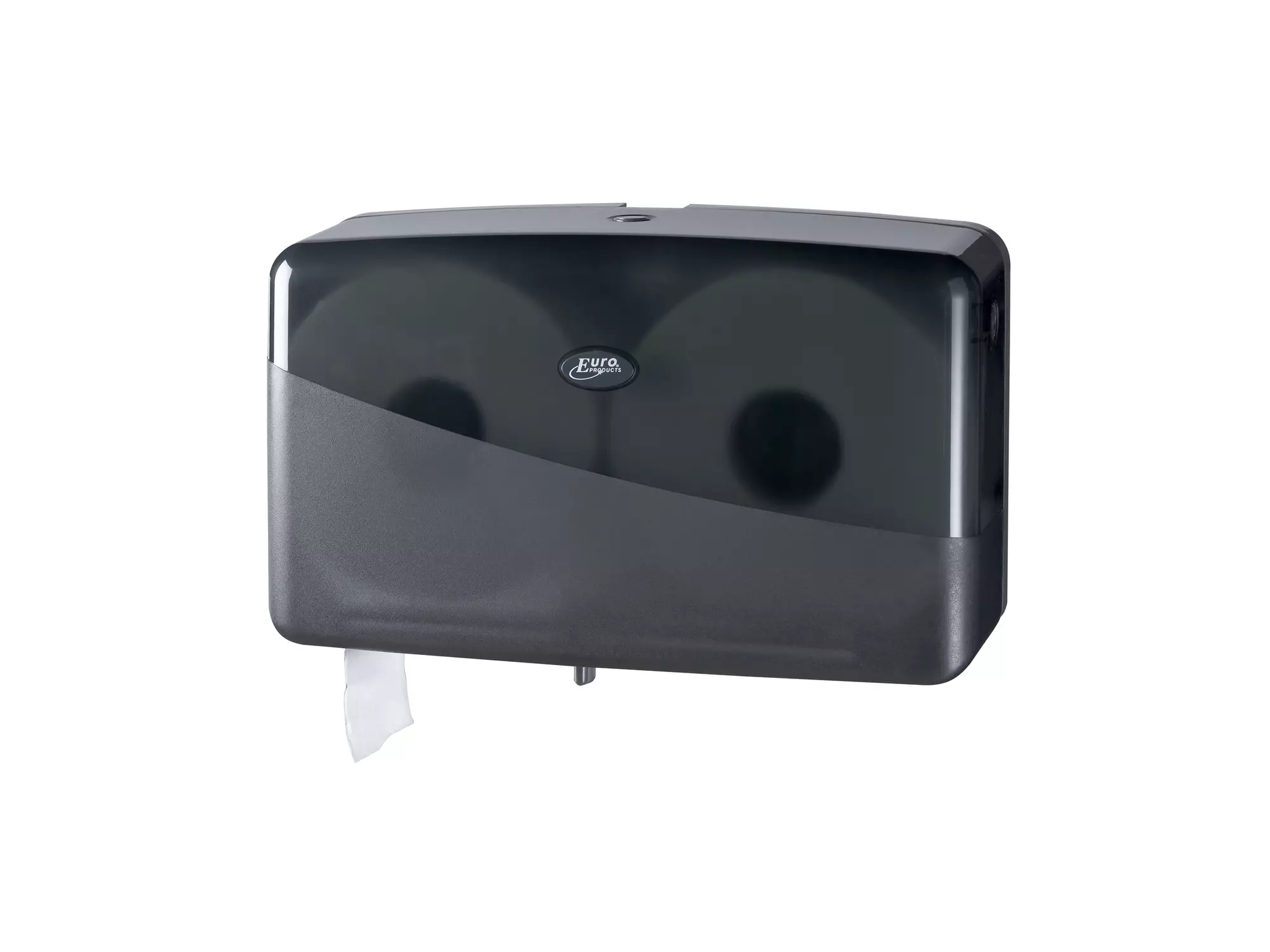 Toiletpapierdispenser Duo mini Jumbo Pearl Zwart