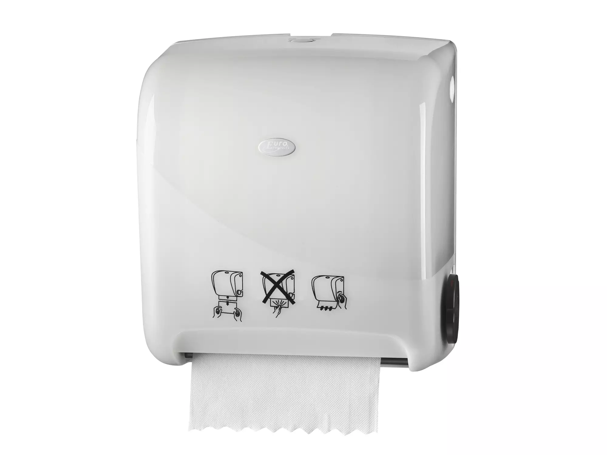 Handdoekroldispenser matic autocut Pearl wit