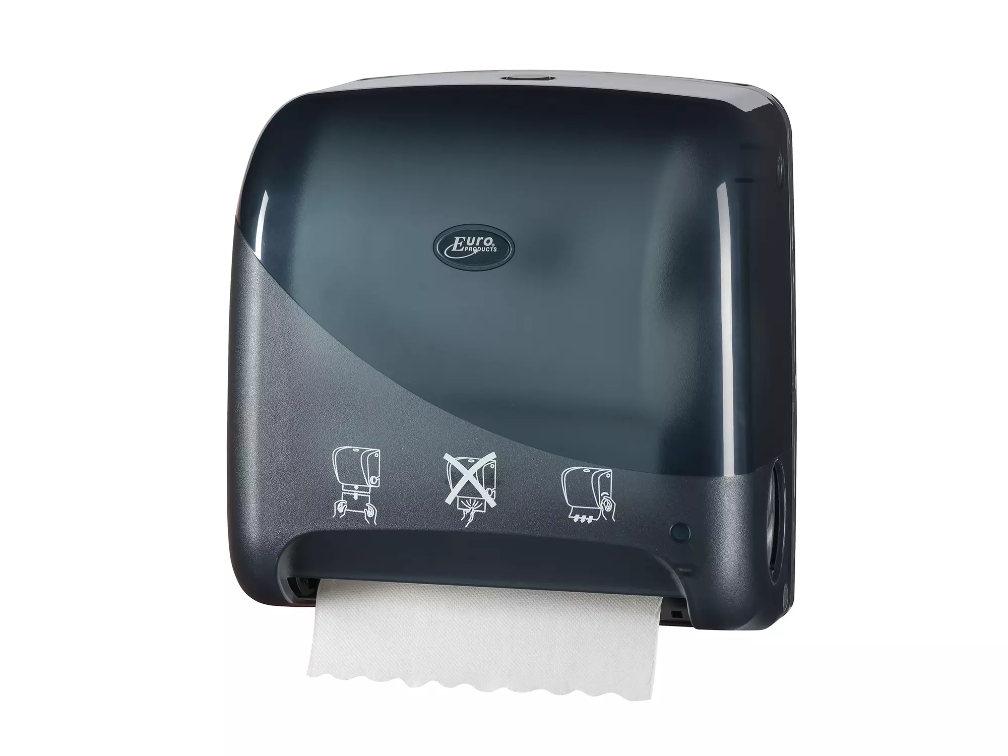 Handdoekroldispenser mini matic Pearl zwart