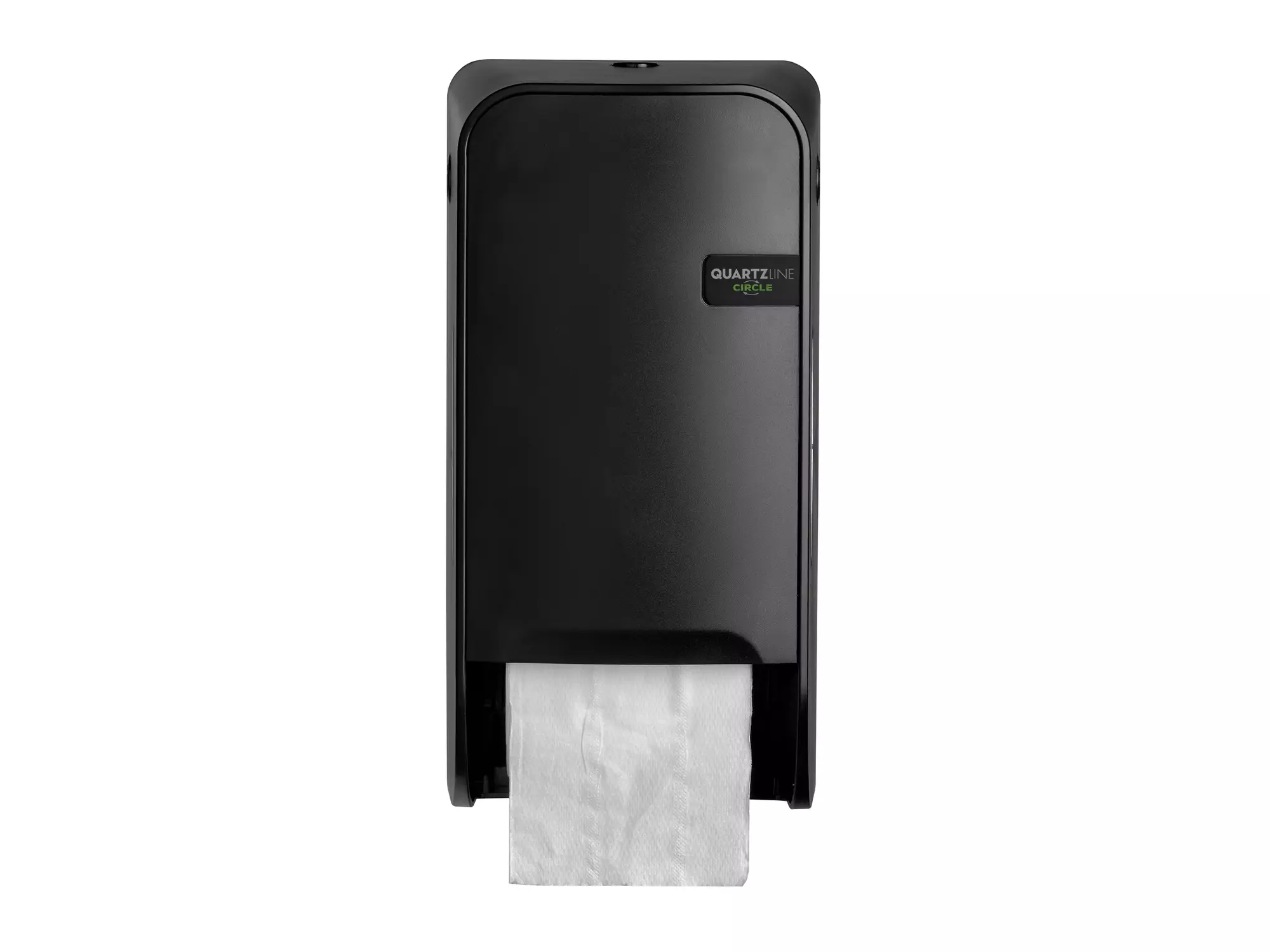 Toiletpapierdispenser doprol QuartzLine zwart