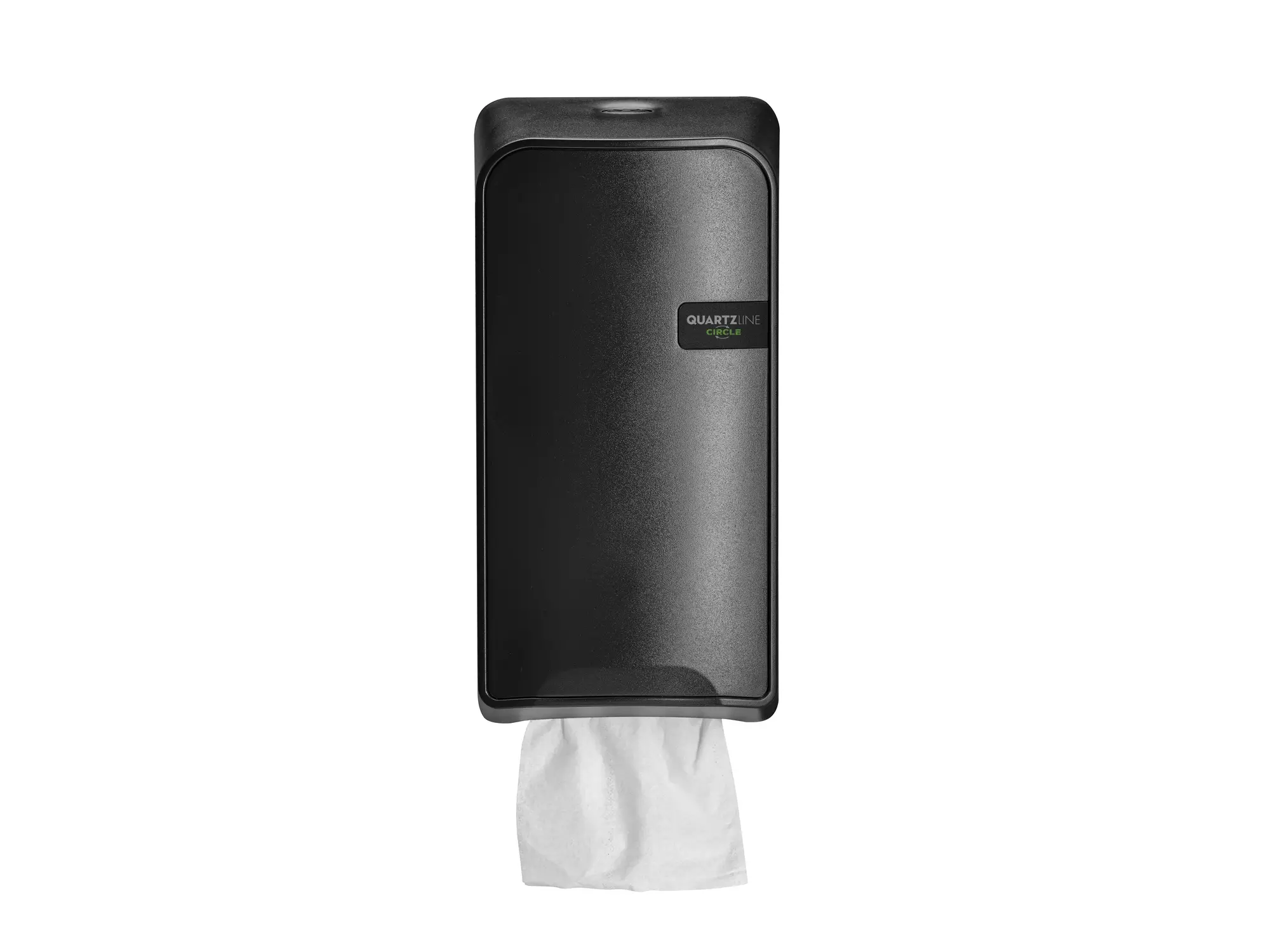 Toiletpapierdispenser bulkpack QuartzLine zwart