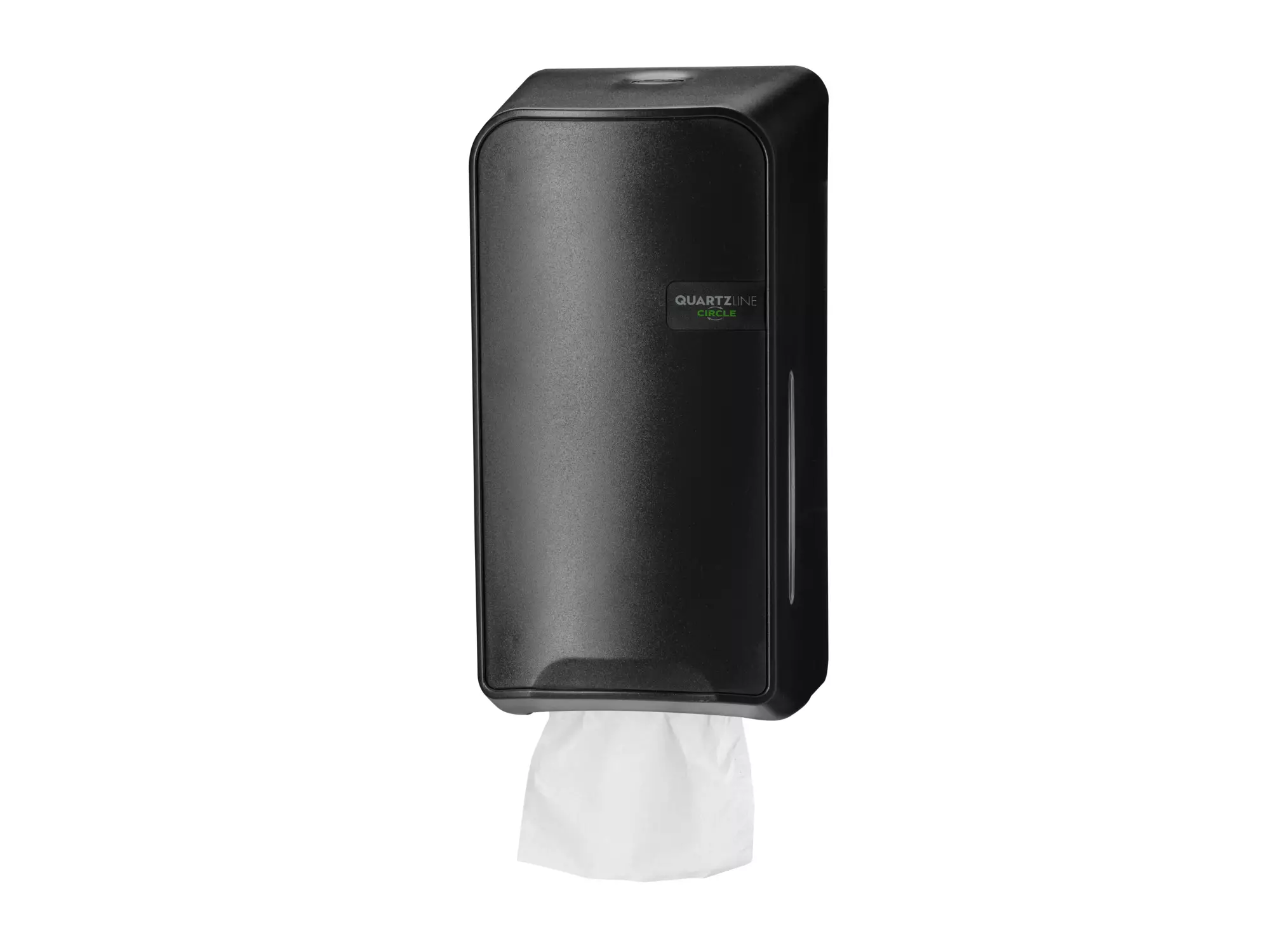 Toiletpapierdispenser bulkpack QuartzLine zwart