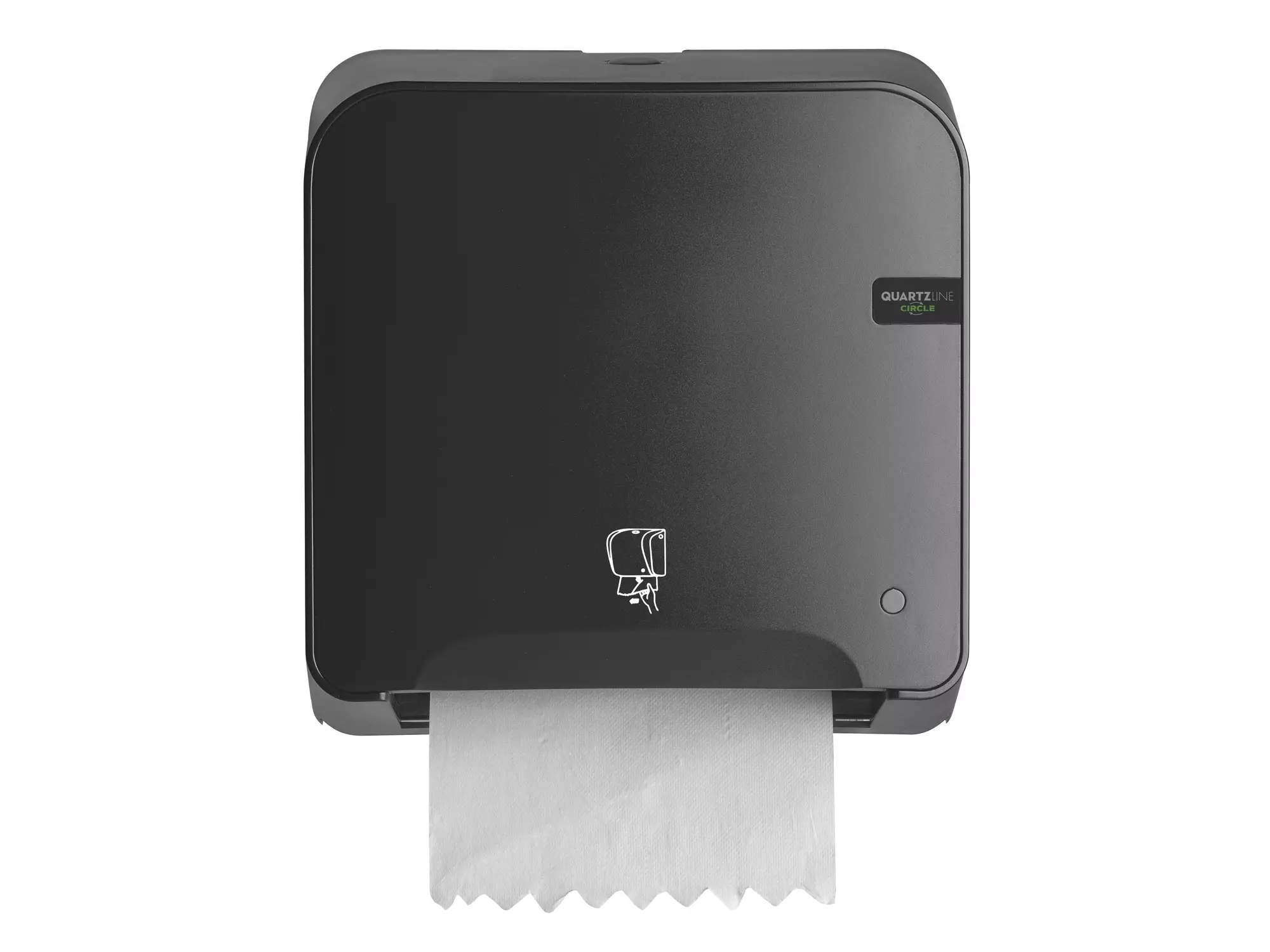 Handdoekroldispenser mini matic Tear & Go Quartz zwart