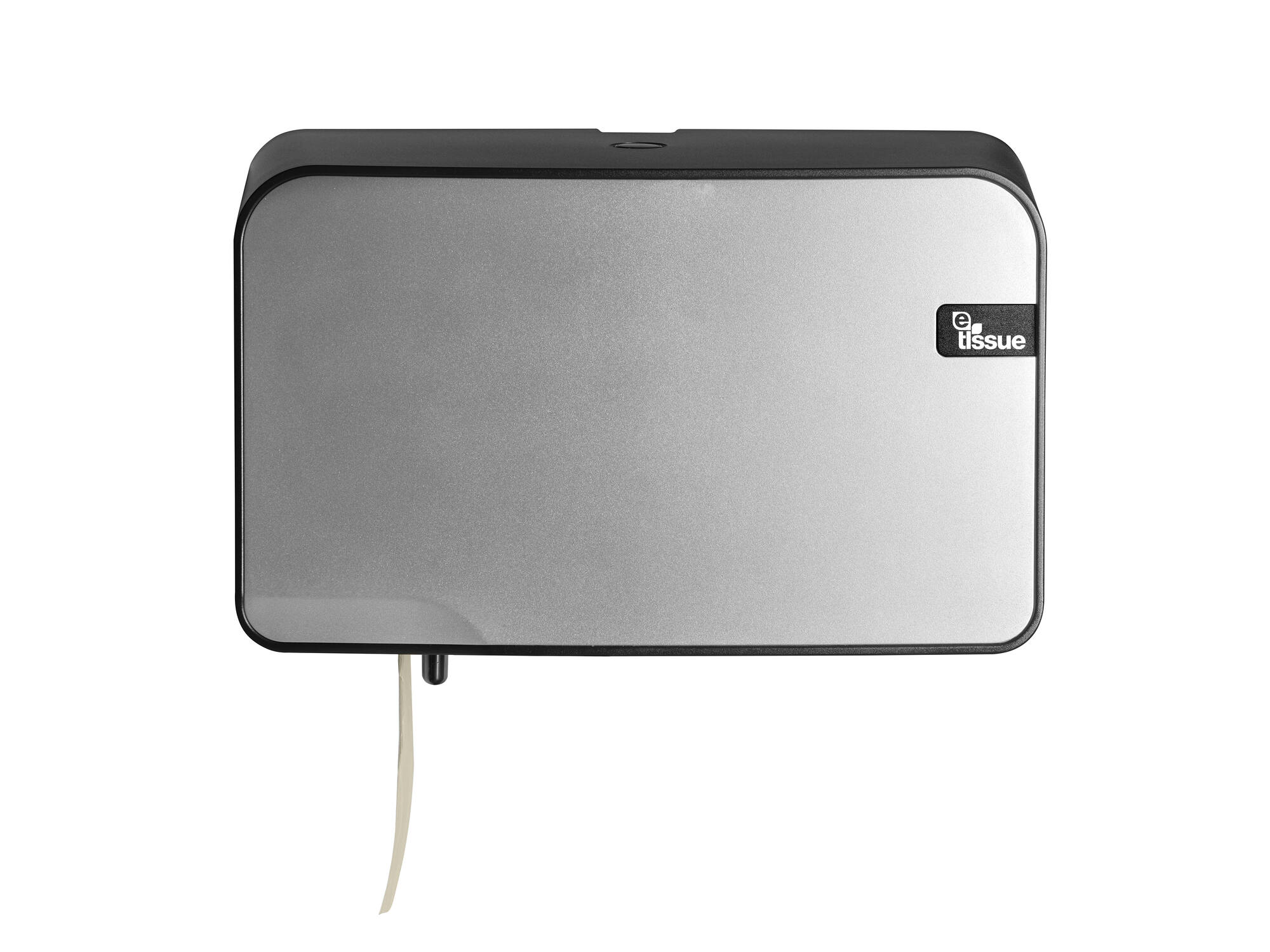 Toiletpapierdispenser compactrol E-tissue zilver