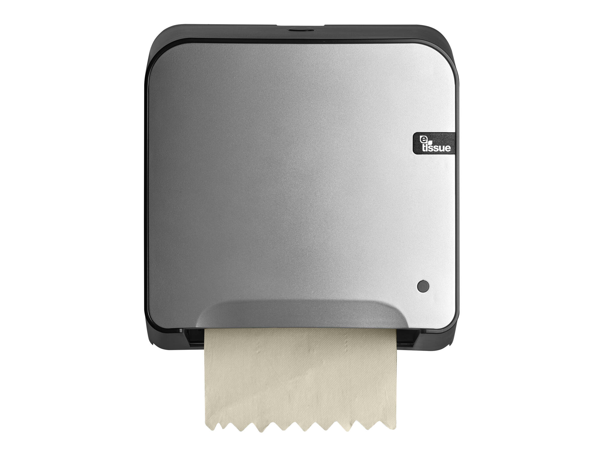 Handdoekroldispenser Mini Matic E-tissue Zilver