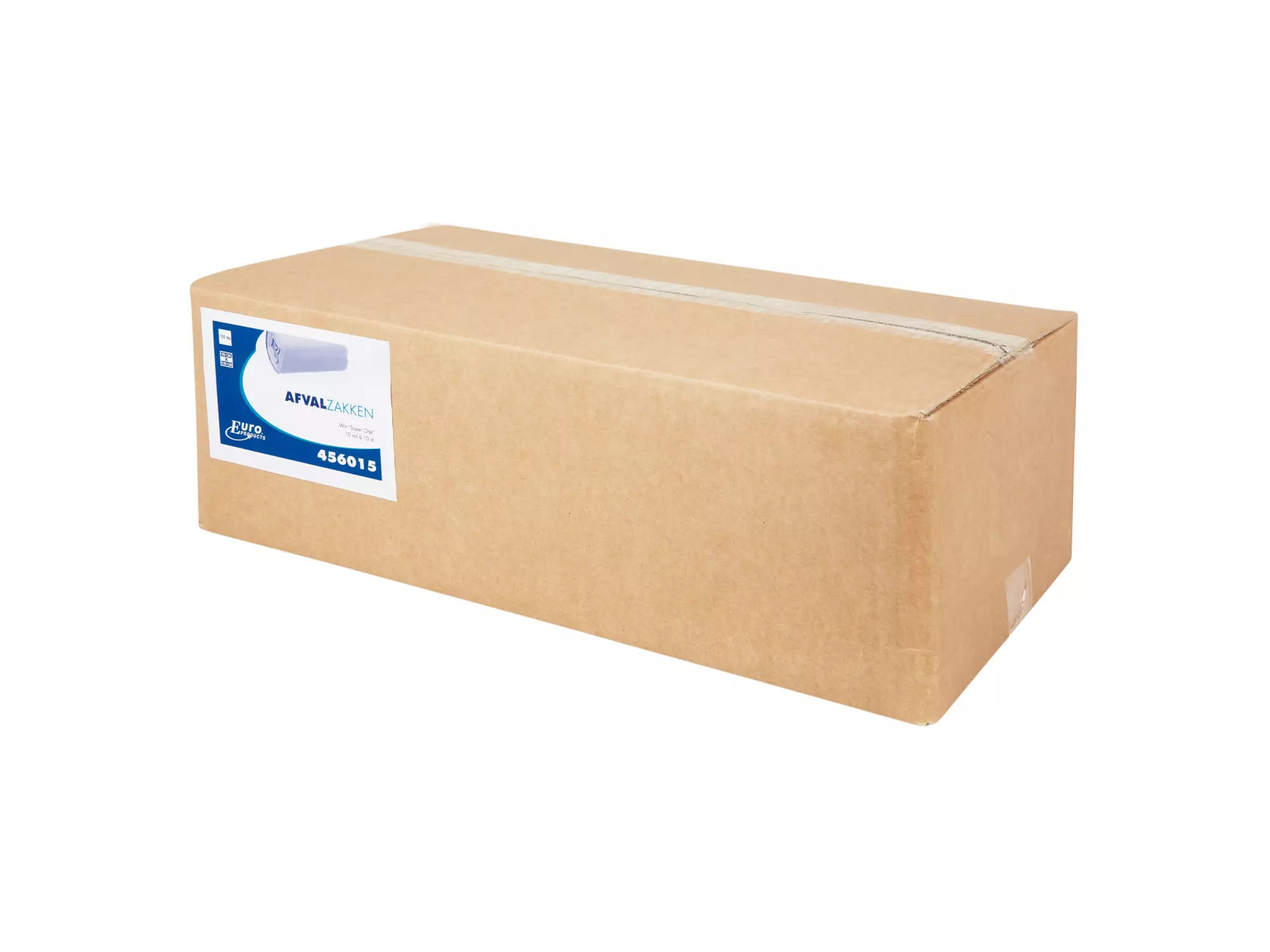 Afvalzak 90 x 120 cm T100 LDPE wit 10 rol x 10 stuks