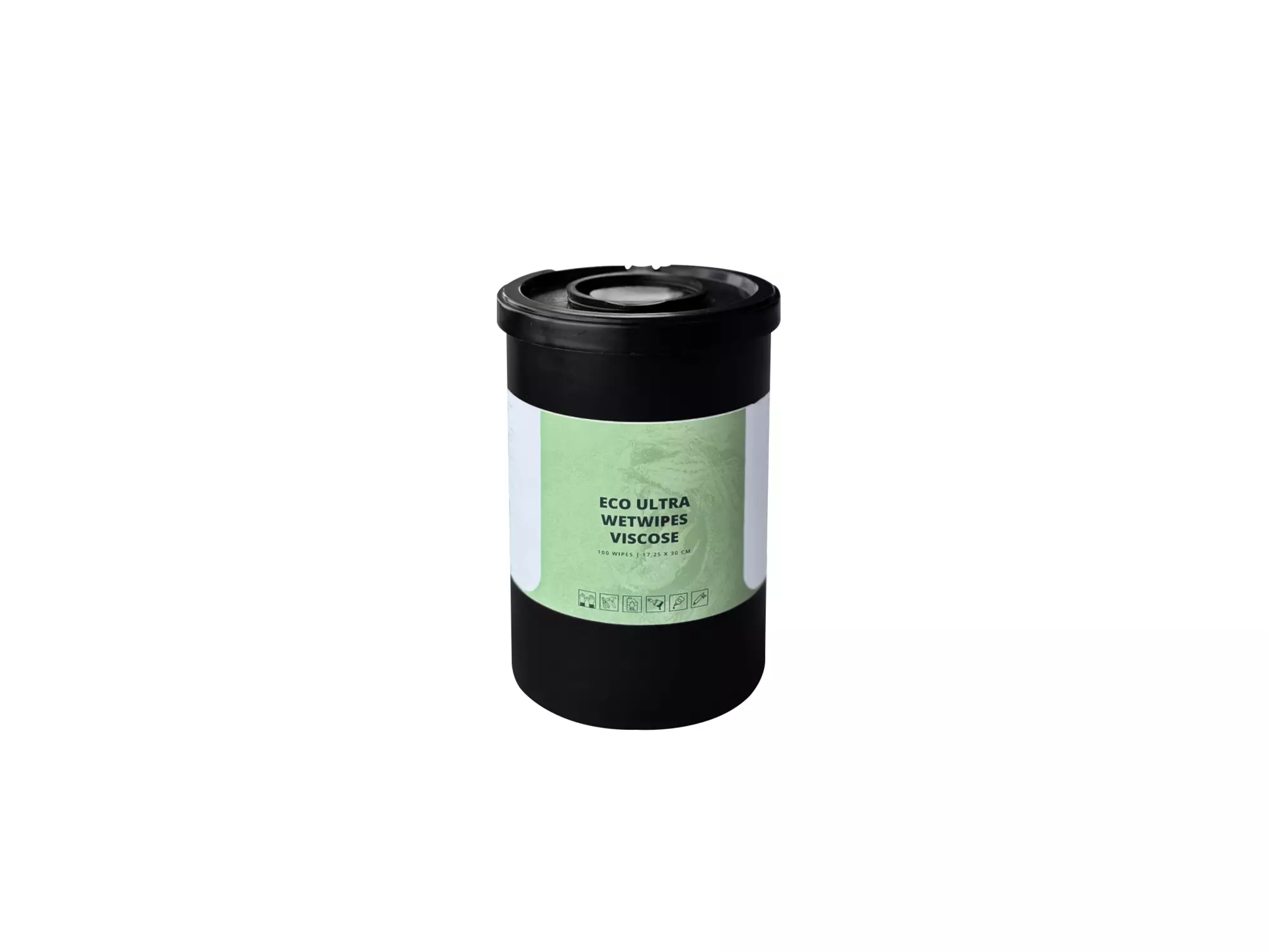 Wet wipes eco ultra viscose geurloos 17,25 x 30 cm 6 x 100 wipes per bus