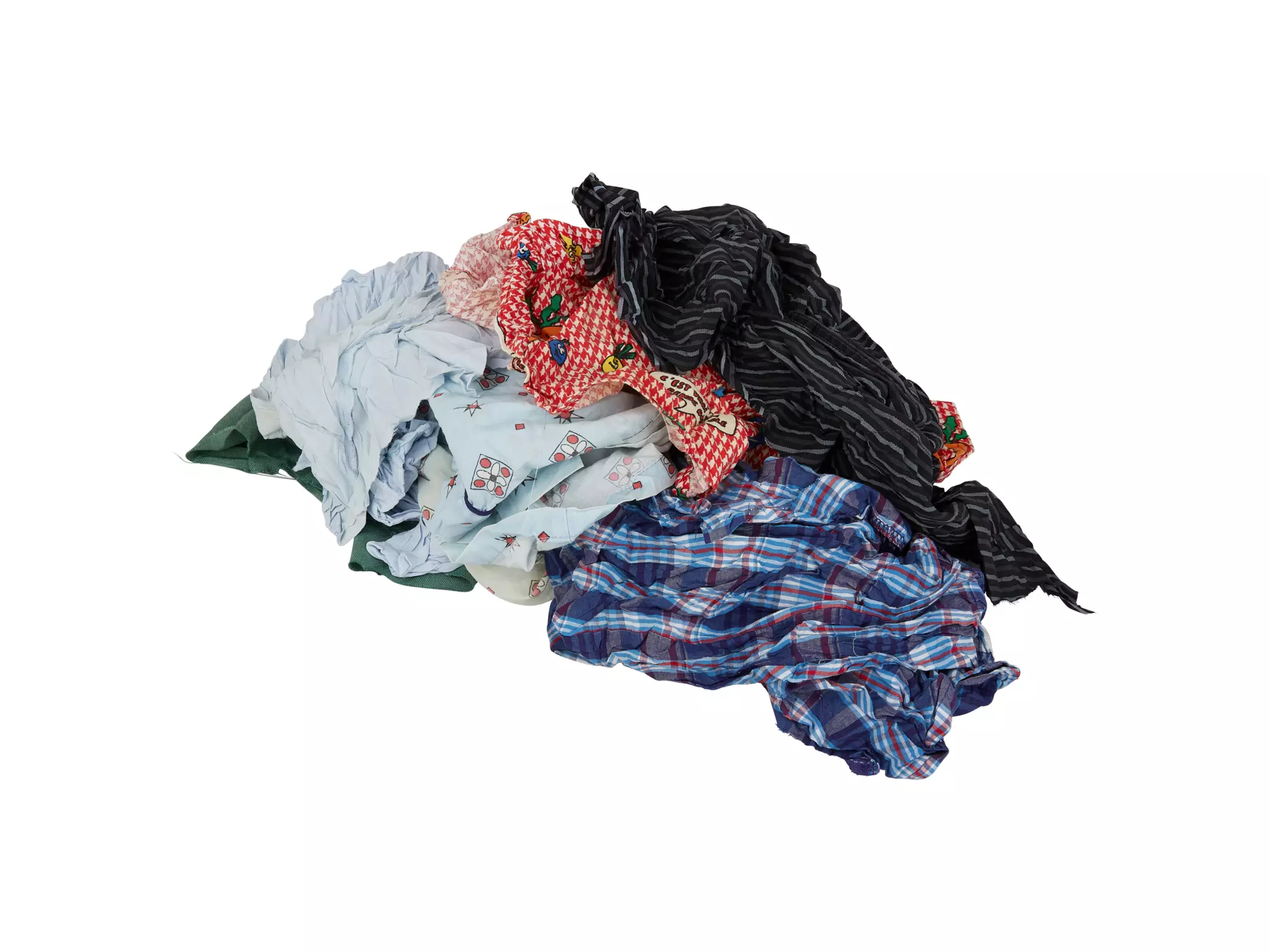BLC - halfzware bonte lappen gesneden doos a 10 kg