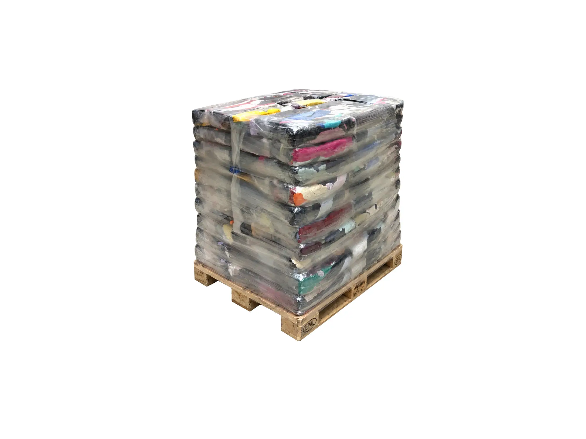 BTRO - original coloured tricot rags bag of 5 kg