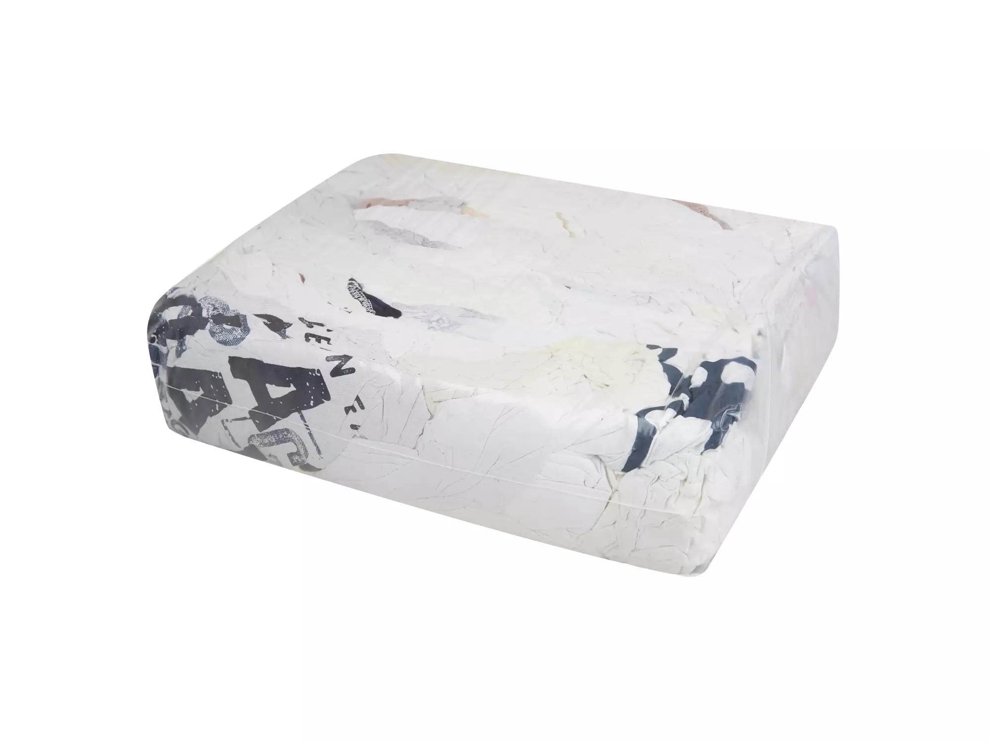 WTR - witte tricot met gekleurd randje zak a 5 kg