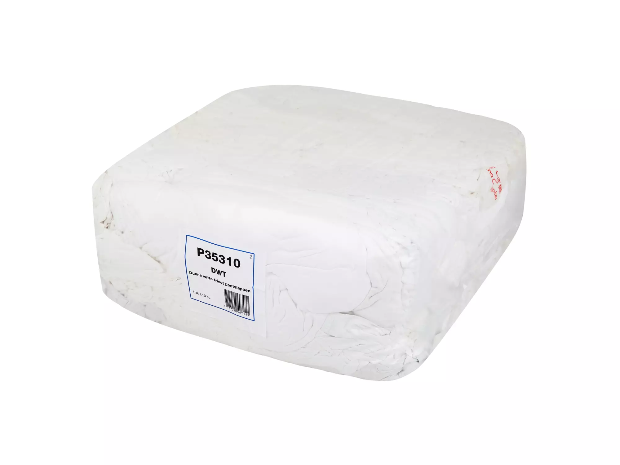 DWT - dunne witte tricot gesneden zak a 10 kg