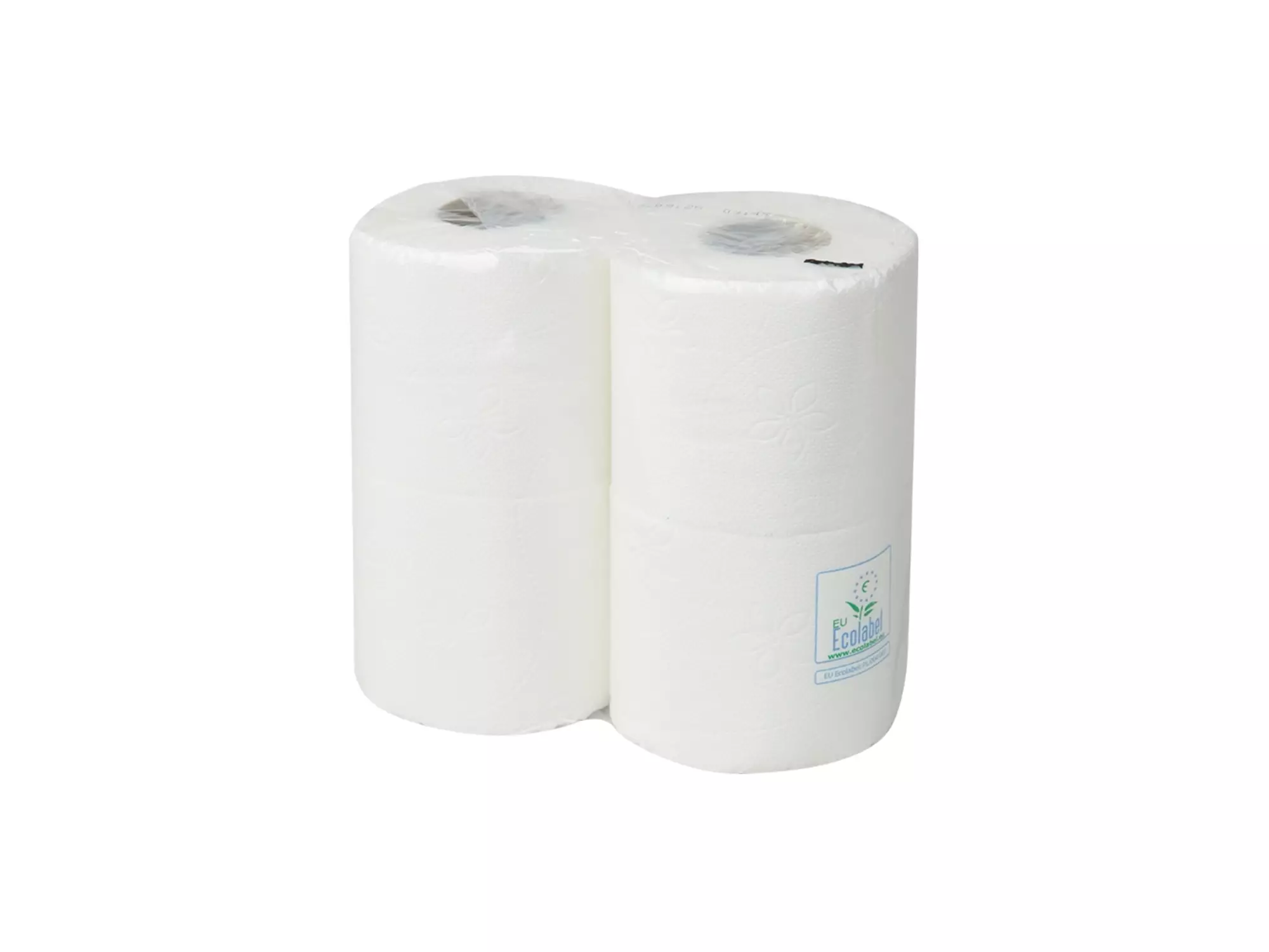 Toiletpapier traditioneel cellulose wit 2-laags 200 vel 12 x 4 rol
