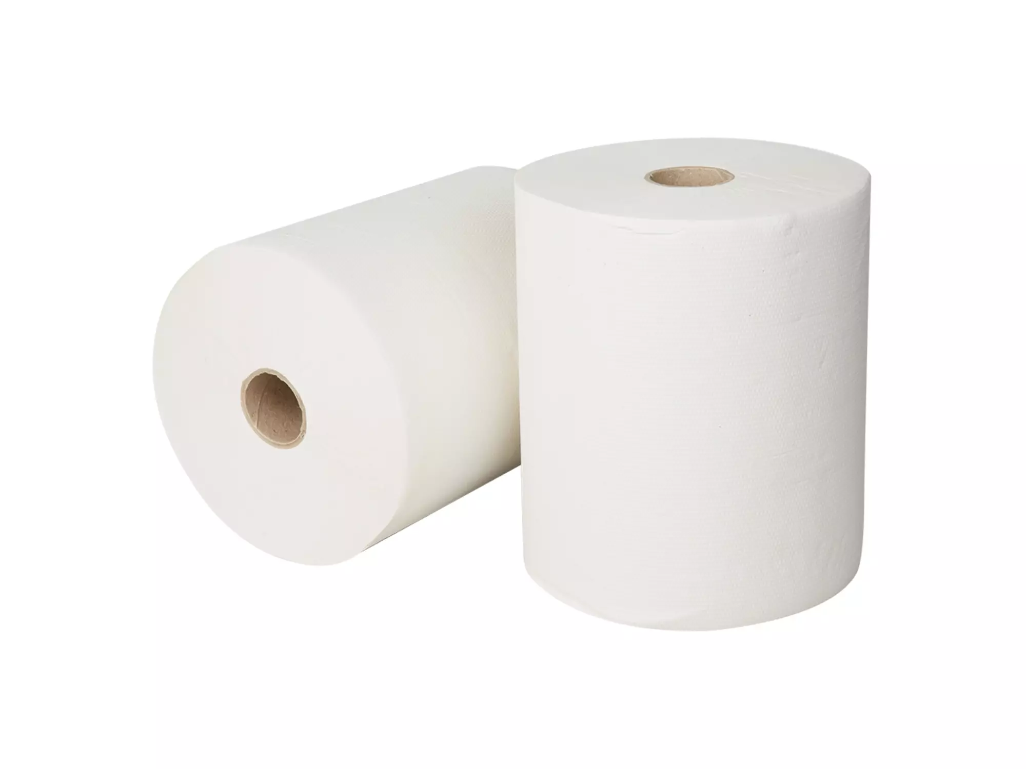 Handdoekrol cellulose wit 2-laags 140 meter 6 rol
