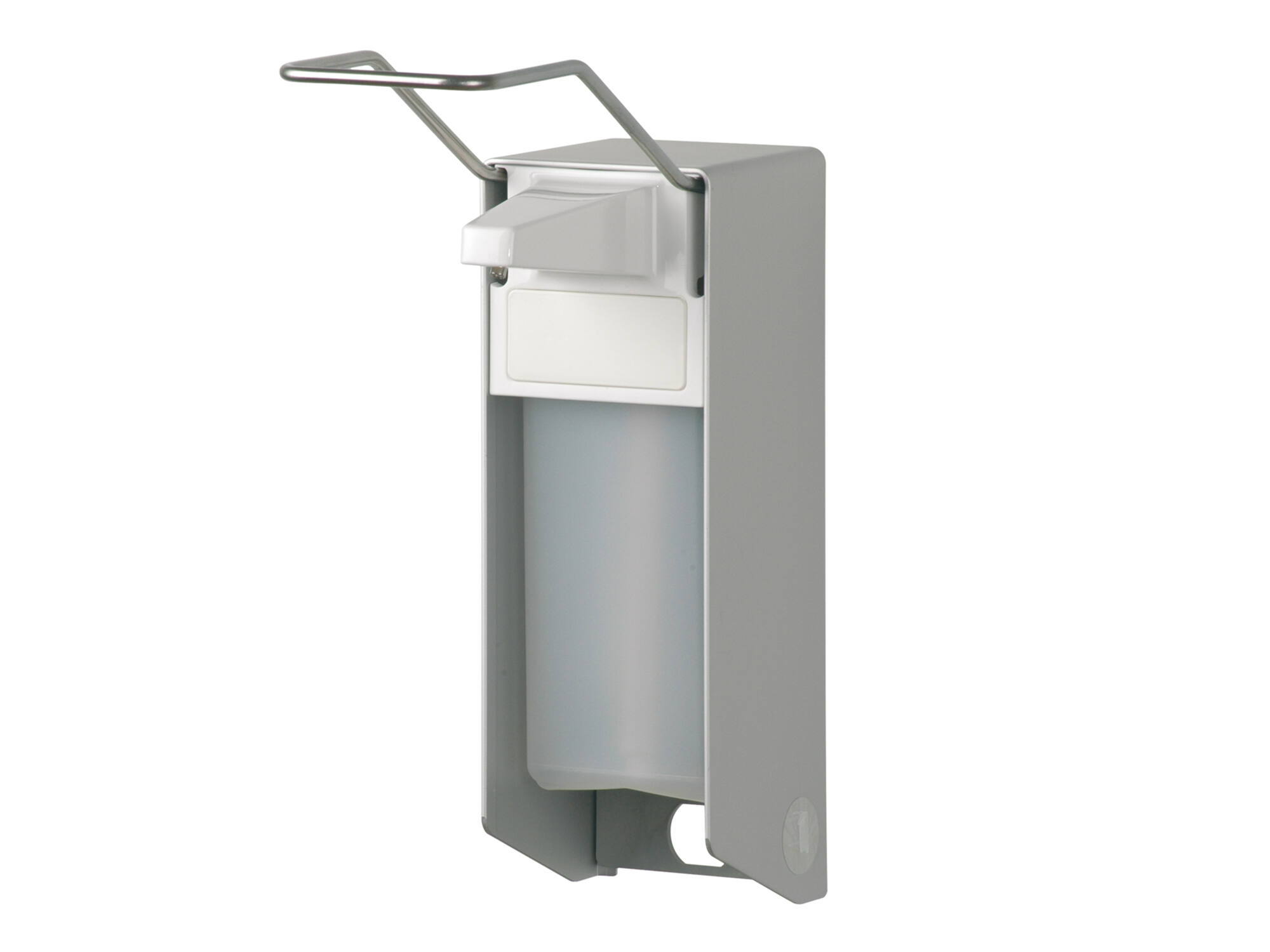Zeepdispenser lange beugel 500 ml Ingo-man aluminium
