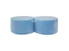Industriepapier cellulose blauw 3-laags 380 meter 2 rol