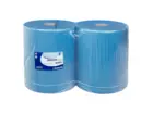 Industriepapier recycled blauw 2-laags 380 meter 2 rol