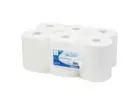 Handdoekrol mini matic cellulose wit 2-laags 165 meter 6 rol