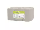 Handdoekrol E-tissue recycled naturel 2-laags 130 meter 6 rol