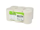 Handdoekrol E-tissue recycled naturel 2-laags 130 meter 6 rol