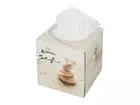 Facial tissue cube cellulose