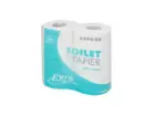 Toiletpapier traditioneel cellulose wit 2-laags 200 vel 12 x 4 rol