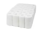 Toiletpapier traditioneel recycled wit 2-laags 200 vel 12 x 4 rol