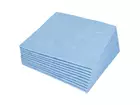 Sopdoek blauw A-kwaliteit 1/4 vouw 38 x 40 cm 65 doeken in dispenserdoos