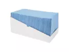 Sopdoek blauw A-kwaliteit 1/4 vouw 38 x 40 cm 65 doeken in dispenserdoos