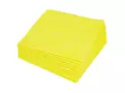 Sopdoek geel A-kwaliteit 1/4 vouw 38 x 40 cm 65 doeken in dispenserdoos