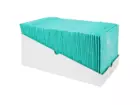 Sopdoek groen A-kwaliteit 1/4 vouw 38 x 40 cm 65 doeken in dispenserdoos