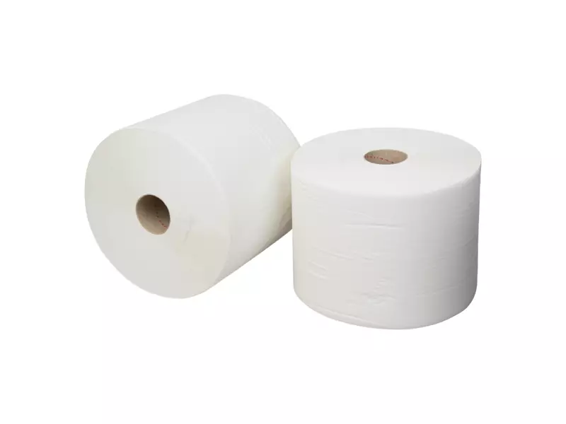 Industriepapier cellulose 1-laags 1000 meter 2 rol