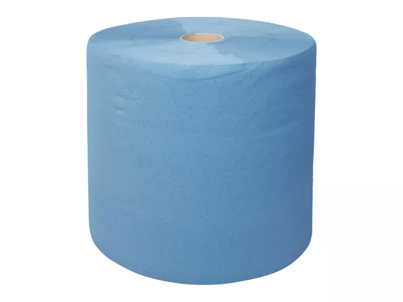 Industriepapier cellulose blauw 3-laags 380 meter 1 rol